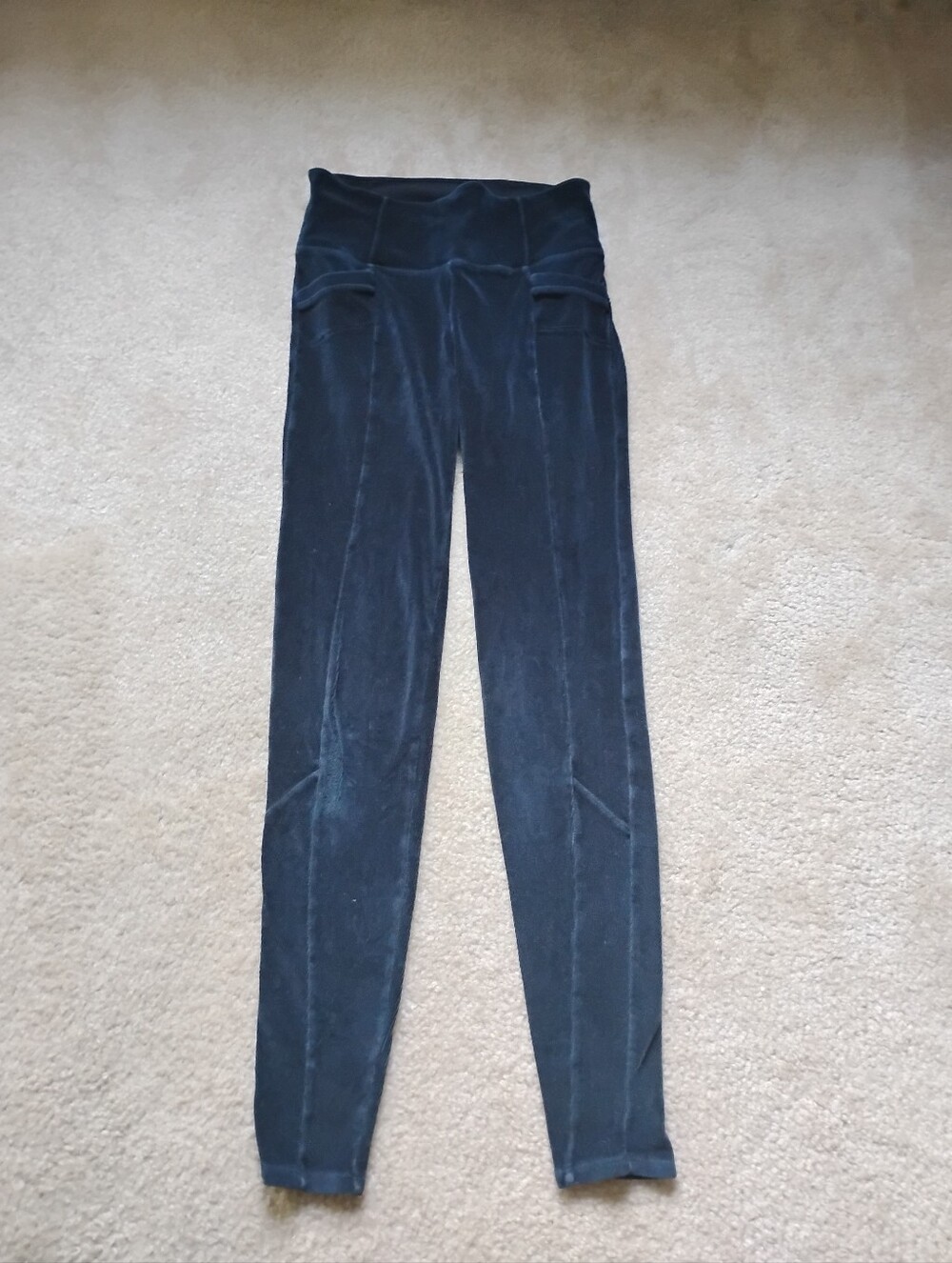 Athleta Cordoroy Leggings SzS